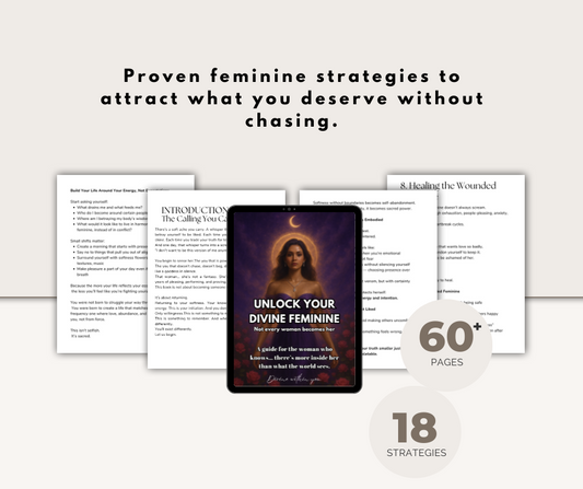 UNLOCK YOUR DIVINE FEMININE - Not every woman becomes her