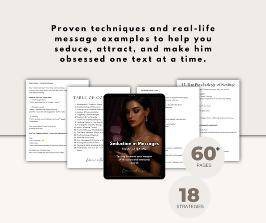 Seduction in Messages - The Art of TEXTING